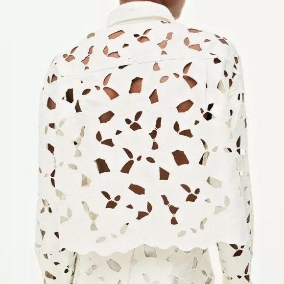 H&M Satin Eyelet Shirt—Rare/Sold Out! - Picture 4 of 7